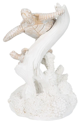 Thumbnail 2: Fancy That 9 in Stacked Mosaic Turtle Figurine Home Accent 