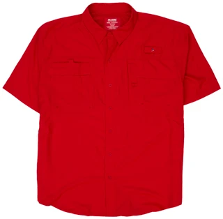 Thumbnail 2: REEL LEGENDS Men's Short Sleeve Saltwater II Button Down Shirt 