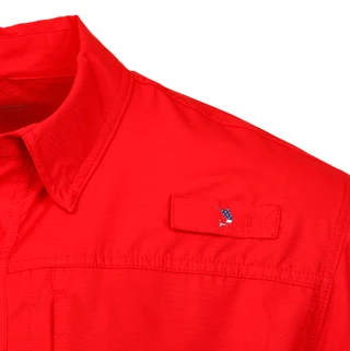 Thumbnail 8: REEL LEGENDS Men's Short Sleeve Saltwater II Button Down Shirt 