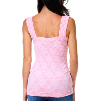 Thumbnail 2: HYFVE Junior's Sleeveless Floral Jacquard Square Neck Top 