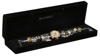 Thumbnail 3: Danecraft Two Tone Watch Charm Bracelet 