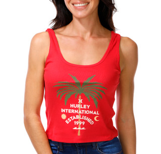 Thumbnail 1: Hurley Junior's Sleeveless Scoop Neck Graphic Tank 