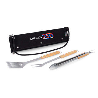 Thumbnail 1: Oniva America250 3 Pc. BBQ Roll Up Set 