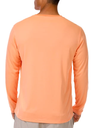 Thumbnail 3: REEL LEGENDS Men's Long Sleeve Freeline Crew Neck Performance Shirt 