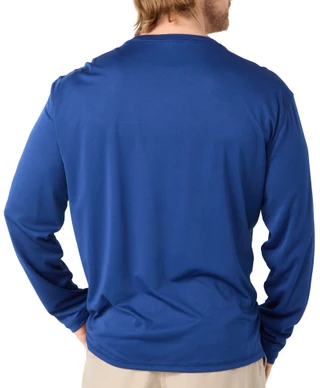 Thumbnail 4: REEL LEGENDS Men's Long Sleeve Freeline Crew Neck Performance Shirt 