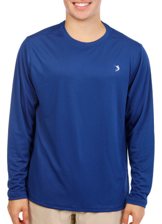 Thumbnail 3: REEL LEGENDS Men's Long Sleeve Freeline Crew Neck Performance Shirt 