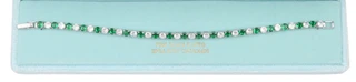 Thumbnail 3: Lumira Fine Silver-Plated Diamond Tennis Bracelet  