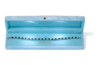 Thumbnail 1: Lumira Women's Silver Plated Tennis Bracelet 