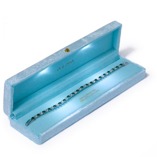 Thumbnail 3: Lumira Women's Silver Plated Tennis Bracelet 