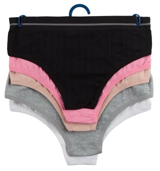 Thumbnail 2: Aeropostale Juniors 5 Pk Ribbed Seamless Hipster Panties 