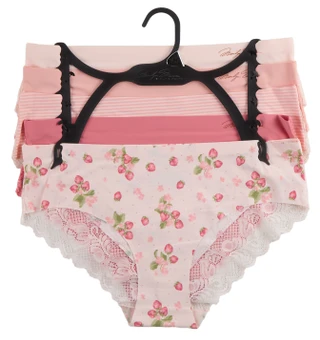 Thumbnail 1: Marilyn Monroe Women's 5 Pk Lacey No Show Hipster Panties 