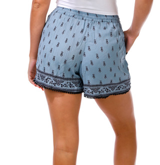 Thumbnail 2: Angie Juniors Tassel Border Shorts  