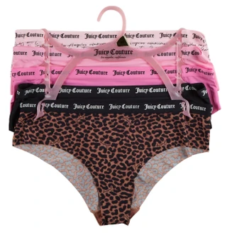 Thumbnail 1: Juicy Couture Juniors 5 Pk No Panty Line Hipster Panties 
