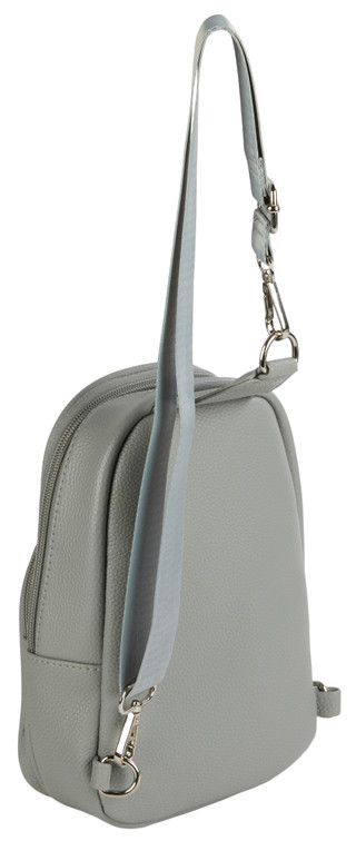Thumbnail 3: Julia Buxton Double Compartment Pebble Grain Sling Bag 