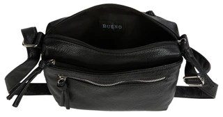 Thumbnail 2: Bueno Vintage Triple Compartment Pebble Grain Crossbody Bag 