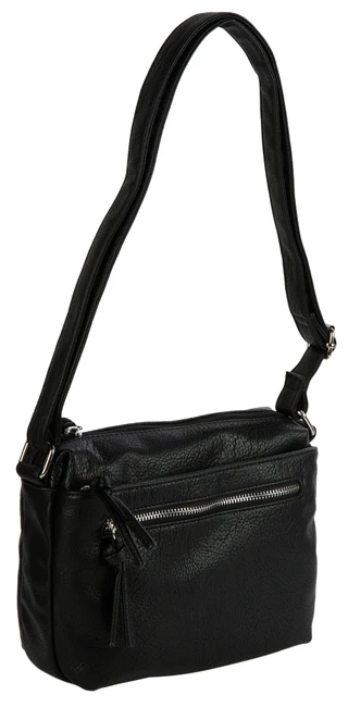 Thumbnail 3: Bueno Vintage Triple Compartment Pebble Grain Crossbody Bag 