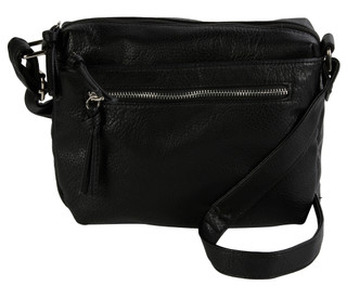 Thumbnail 1: Bueno Vintage Triple Compartment Pebble Grain Crossbody Bag 