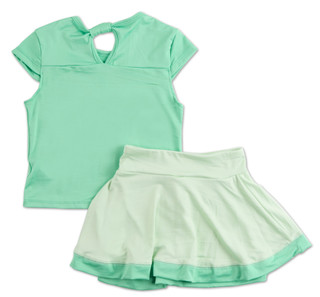 Thumbnail 2: RBX Little Girls Active 2 Pc Skirt Set 