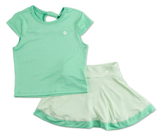 Thumbnail 1: RBX Little Girls Active 2 Pc Skirt Set 