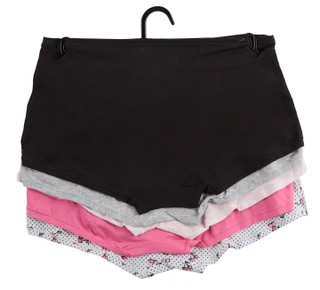 Thumbnail 2: Steve Madden Juniors 5 Pk Boy Cut Cotton Stretch Panties 