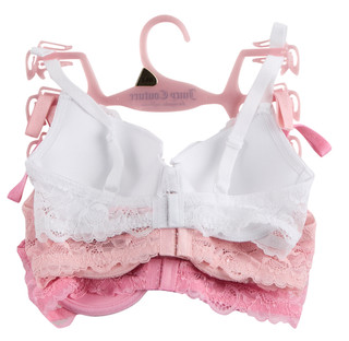 Thumbnail 2: Juicy Couture Juniors 3 Pk Lacey Underwire Push-Up Bras 