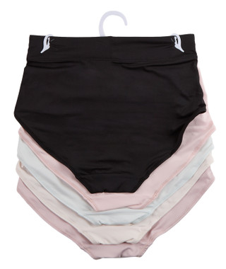 Thumbnail 2: Gloria Vanderbilt Women's 5 Pk Microfiber Everday Brief Panties 