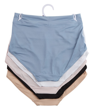 Thumbnail 2: Gloria Vanderbilt Women's 5 Pk Microfiber Everyday Brief Panties 