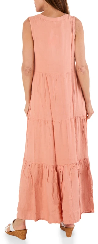 Thumbnail 2: Thread & Supply Women's Tiered V-Neck Indie Dress 
