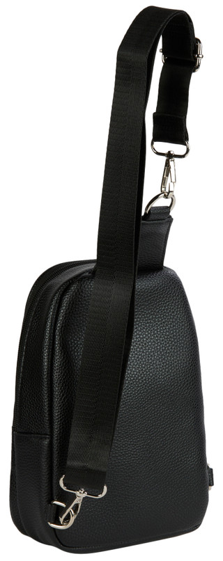 Thumbnail 3: Julia Buxton Double Compartment Pebble Grain Sling Bag 