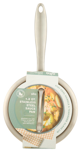 Thumbnail 1: Alta 1.8 qt Stainless Steel Sauce Pan 