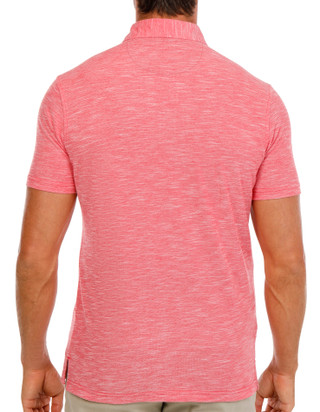 Thumbnail 3: TAILORBYRD Men's Short Sleeve Slub Pique Polo  