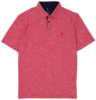 Thumbnail 2: TAILORBYRD Men's Short Sleeve Slub Pique Polo  