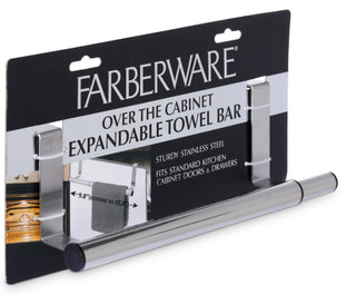 Thumbnail 2: Farberware 15.8 in Over the Cabinet Expandable Towel Bar 