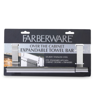 Thumbnail 1: Farberware 15.8 in Over the Cabinet Expandable Towel Bar 