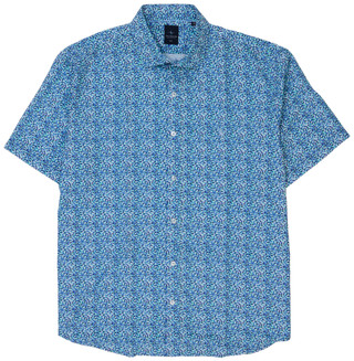Thumbnail 1: Tailor Vintage Men's Short Sleeve Performance Print Polo Shirt 