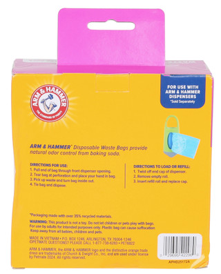 Thumbnail 2: Arm & Hammer 240 ct Fresh Scent Pet Waste Bags  