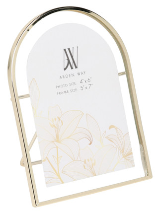 Thumbnail 1: Arden Way 5x7 Gold Arch Picture Frame 