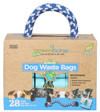 Thumbnail 1: GreenBone 336 ct Dog Waste Bags 