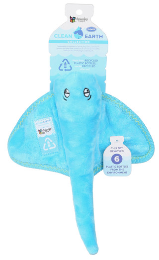 Thumbnail 1: Spunky Pup Stingray Pet Toy 