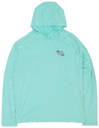 Thumbnail 2: REEL LEGENDS Men's Long Sleeve Shoreline Cooling Hoodie 