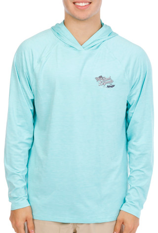 Thumbnail 5: REEL LEGENDS Men's Long Sleeve Shoreline Cooling Hoodie 