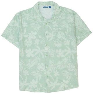 Thumbnail 1: REEL LEGENDS Men's Short Sleeve Beachside Woven Button Down Shirt 