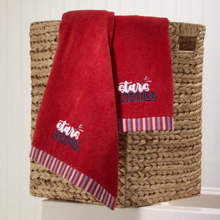 Thumbnail 2: AVANTI Avanti All American 2 Pc.  Hand Towel Set 