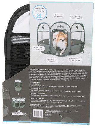 Thumbnail 2: Tail Blazers 29 in Medium Pet Playpen 