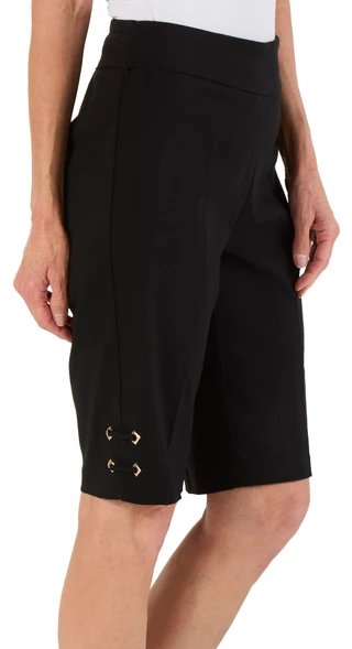 Thumbnail 1: Zac & Rachel Women's Comfort Stretch Hem Detail Skimmer 