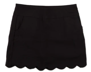 Thumbnail 1: Zac & Rachel Women's Comfort Stretch 2 Pocket Scalloped Skort 