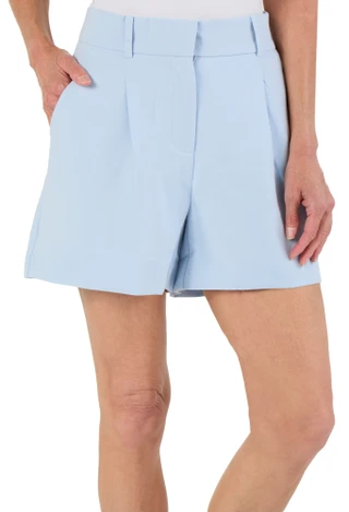 Thumbnail 1: Nanette Lepore Women's Zippered Pleated Shorts 