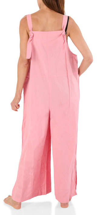 Thumbnail 2: Sanctuary Women's Wide Leg Overalls Swimsuit Cover Up 