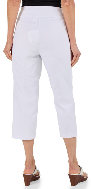 Thumbnail 2: Zac & Rachel Women's Comfort Stretch Grommet Hem Capris 