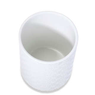 Thumbnail 3: 10 Strawberry Street 7 in Diamond Pattern Ceramic Utensil Crock 